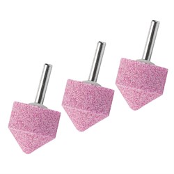 Шарошка абразивная, конус, 32 x 32 x 6 мм, F46, 3 шт Matrix 76003 - фото 768199