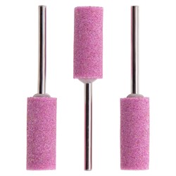 Шарошка абразивная, цилиндр удлиненный, 10 x 25 x 3 мм, F80.3 шт Matrix 76008 - фото 768226