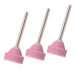 Шарошка абразивная, диск, 16 x 6 x 3 мм, F80, 3 шт Matrix 76012 - фото 768243