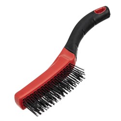 Щетка зачистная четырехрядная, двухкомпонентная рукоятка Matrix 74834 - фото 769018