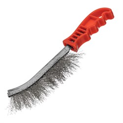 Щетка металлическая фосфатированная, пластиковая ручка Matrix 748325 - фото 769031