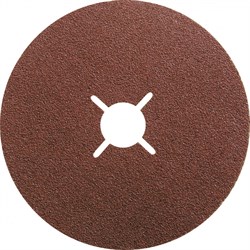 Круги фибровые 5 шт, Р 80, 125 х 22 mm Matrix 73910 - фото 769933