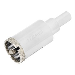 Сверло алмазное по керамограниту, 25 х 67 мм, трехгранный хвостовик Matrix 726253 - фото 770501