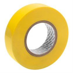 Изолента ПВХ, 19 мм х 20 м, желтая, 150 мкм Matrix 88780 - фото 772147