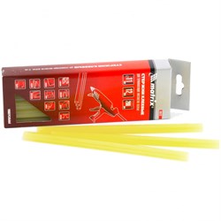 Стержни клеевые, желтый, 11 х 200 мм, в упаковке 12 шт Matrix 930732 - фото 773346