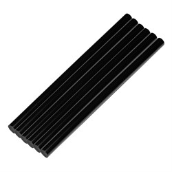 Стержни клеевые, черный, 11 х 200 мм, в упаковке 6 шт Matrix 930721 - фото 773375