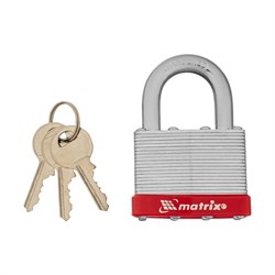 Замок навесной, 50 мм Matrix 91807 - фото 773465