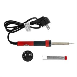 Паяльник, пластик ABS, класс защиты 1, индикатор, медный наконечник с долговечным покрытием, 220 В, 30 W Matrix 913043 - фото 773506