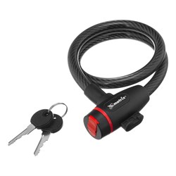 Замок тросовый универсальный, 12 х 650 мм Matrix 91834 - фото 773771