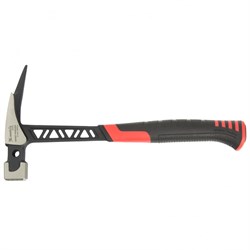 Молоток кровельщика, 600 г, цельнокованый, боек с магнитом, двухкомпонентная обрезиненная рукоятка Matrix Pro 10622 - фото 774017