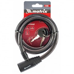 Замок тросовый универсальный, 12 х 960 мм Matrix 91835 - фото 774439