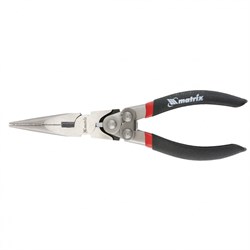 Длинногубцы прямые, Energies, 200 мм, двойной рычажный механизм Matrix 17128 - фото 774477