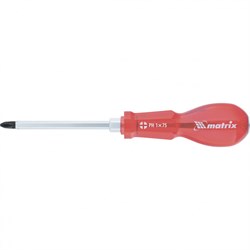 Отвертка ударного типа Matrix пластиковая рукоятка PH3 x 150 мм 19111 - фото 774537