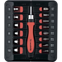 Отвертка с битами Matrix 23 шт 11786 - фото 774548