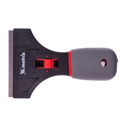 Скребок с обрезиненной рукояткой, выдвижное сменное лезвие Matrix 79548 - фото 774725