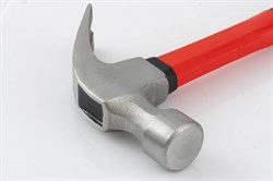 Молоток-гвоздодер, 350 г, боек 26 мм, фибергласовая обрезиненная рукоятка Matrix 10449 - фото 774928