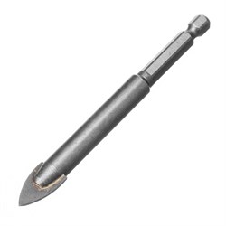 Сверло по керамической плитке и стеклу, 12 мм, шестигранный хвостовик Matrix 72839 - фото 775244