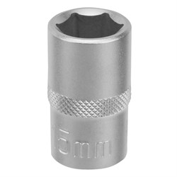 Головка торцевая, 15 мм, шестигранная, CrV, под квадрат 1/2 Stels 13826 - фото 775399