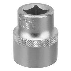 Головка торцевая, 24 мм, двенадцатигранная, CrV, под квадрат 1/2, хромированная Stels 13669 - фото 775634