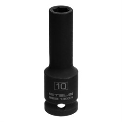 Головка ударная удлиненная шестигранная, 10 мм, 1/2, CrMo Stels 13934 - фото 775865