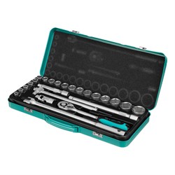 Набор торцевых головок с трещоткой 1/2", 24 предмета Stels 13578 - фото 777205