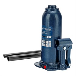 Домкрат гидравлический бутылочный, 8 т, h подъема 222-447 мм Stels 51165 - фото 777920