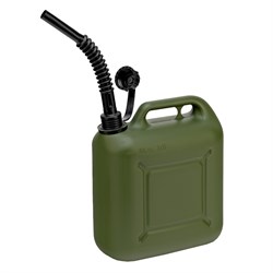 Канистра для ГСМ вертикальная 10 л, пластиковая, усиленная Stels 53126 - фото 778515