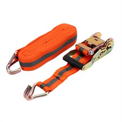 Ремень багажный с крюками, 0.038 х 5 м, храповой механизм Automatic Stels 54365 - фото 778899