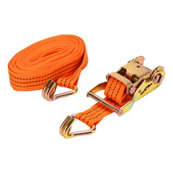 Ремень багажный с крюками, 8 x 0.038 м, храповой механизм Stels 54372 - фото 779558