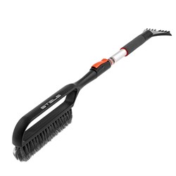 Щетка-сметка для снега со скребком телескопическая, 770-990 мм Stels 55306 - фото 779697