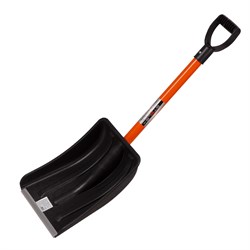 Лопата для уборки снега пластиковая, 275 х 345 х 890 мм, стальной черенок, Stels 61586 - фото 779750