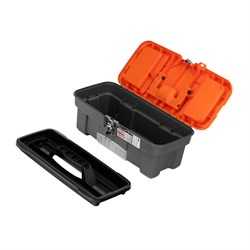 Ящик для инструмента с мет. замками 16", 410х210x175 мм Stels 90746 - фото 780580