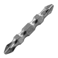 Бита двухсторонняя, PH2-PH2 х 45 мм, сталь S2, 10 шт. Gross 11209 - фото 780835