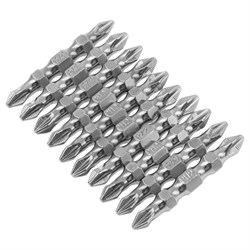 Бита двухсторонняя, PH2-PZ2 х 45 мм, сталь S2, 10 шт. Gross 11217 - фото 780848