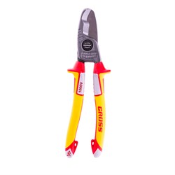 Кабелерез, диэлектрические рукоятки до 1000 В, трехкомпонентные рукоятки, 210 мм Gross 17728 - фото 781113