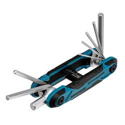 Набор ключей имбусовых HEX, складные, 8 шт CrV Gross 16412 - фото 781230