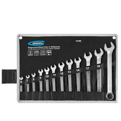 Набор ключей комбинированных 6-22 мм, 12 шт, CrV, холодный штамп Gross 15149 - фото 781260