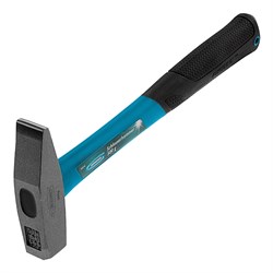 Молоток слесарный, 500 г, квадратный боек, фибергласовая обрезиненная рукоятка Gross 10276 - фото 781600