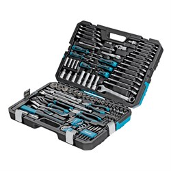 Набор инструментов, 1/4", 1/2", CrV, 120 зубьев, 115 предметов Gross 14152 - фото 781928