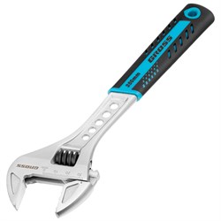 Ключ разводной, 250 мм, CrV, двухкомпонентная ручка Gross 15562 - фото 782781