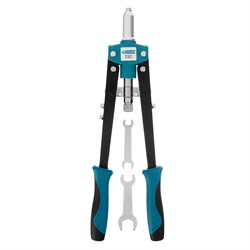 Заклепочник двуручный 420 мм, двухкомпонентные рукоятки, для заклепок 2.4-3.2-4.0-4.8 Gross 40407 - фото 784220