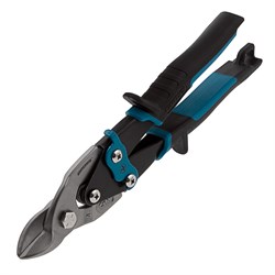 Ножницы по металлу "Piranha", 230 мм, прямой усиленный рез (Bulldog) сталь СrMo, двухкомпонентная рукоятка-ки Gross 78327 - фото 784858