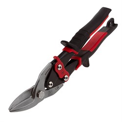 Ножницы по металлу "Piranha", 250 мм, прямой и левый рез, сталь СrMo, двухкомпонентные рукоятки Gross 78321 - фото 784866