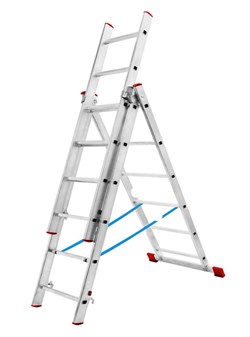 Алюминиевая трехсекционная лестница АЛ 3х12 П70 - фото 78535