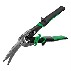 Ножницы по металлу "Piranha", 270 мм, прямой и правый проходной рез, сталь СrMo, двухкомпонентные рукоятки Gross 78333 - фото 785680