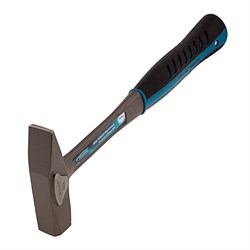 Молоток слесарный, цельнокованый, трехкомпонентная рукоятка, 300 г Gross 10400 - фото 786078