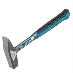 Молоток слесарный, цельнокованый, трехкомпонентная рукоятка, 500 г Gross 10402 - фото 786082