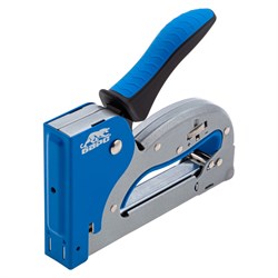 Степлер металлический, регулировка удара, двухкомпонентная рукоятка, тип скобы: 53, 4-14 мм Барс 40003 - фото 787093