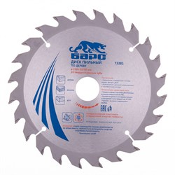 Пильный диск по дереву 216 x 32/30 мм, 24 твердосплавных зуба Барс 73381 - фото 787283
