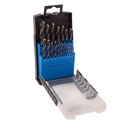 Набор сверл по металлу, 1-10 мм (через 0.5 мм) 19 шт, Р6М5, прокат, цилиндрический хвостовик Барс 72372 - фото 787312